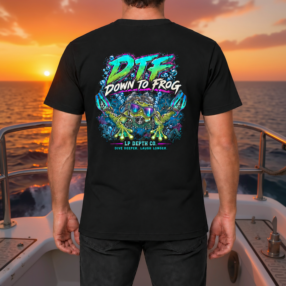 DTF — Down To Frog — Short-Sleeve Tee