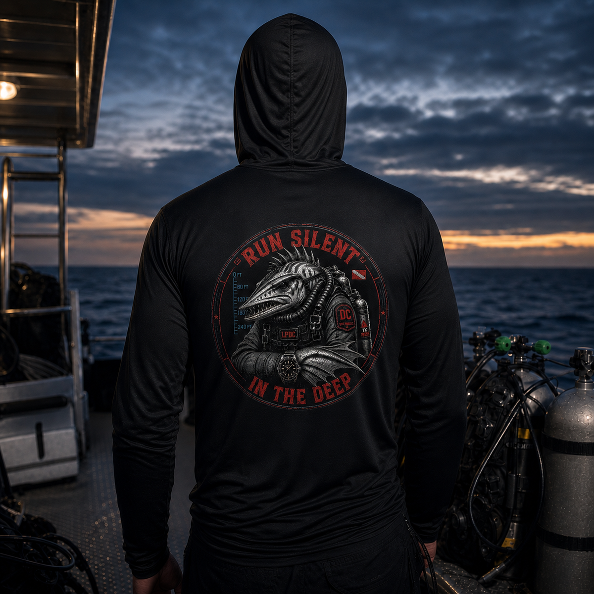 Run Silent — Lightweight Sun Hoodie