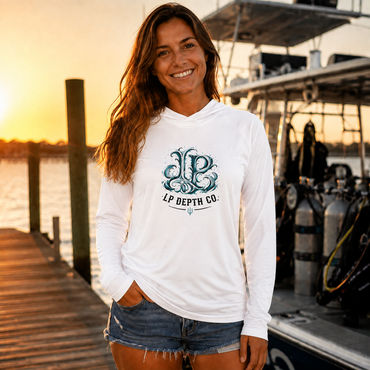 Same Ocean. Higher Standards. — Lightweight Sun Hoodie